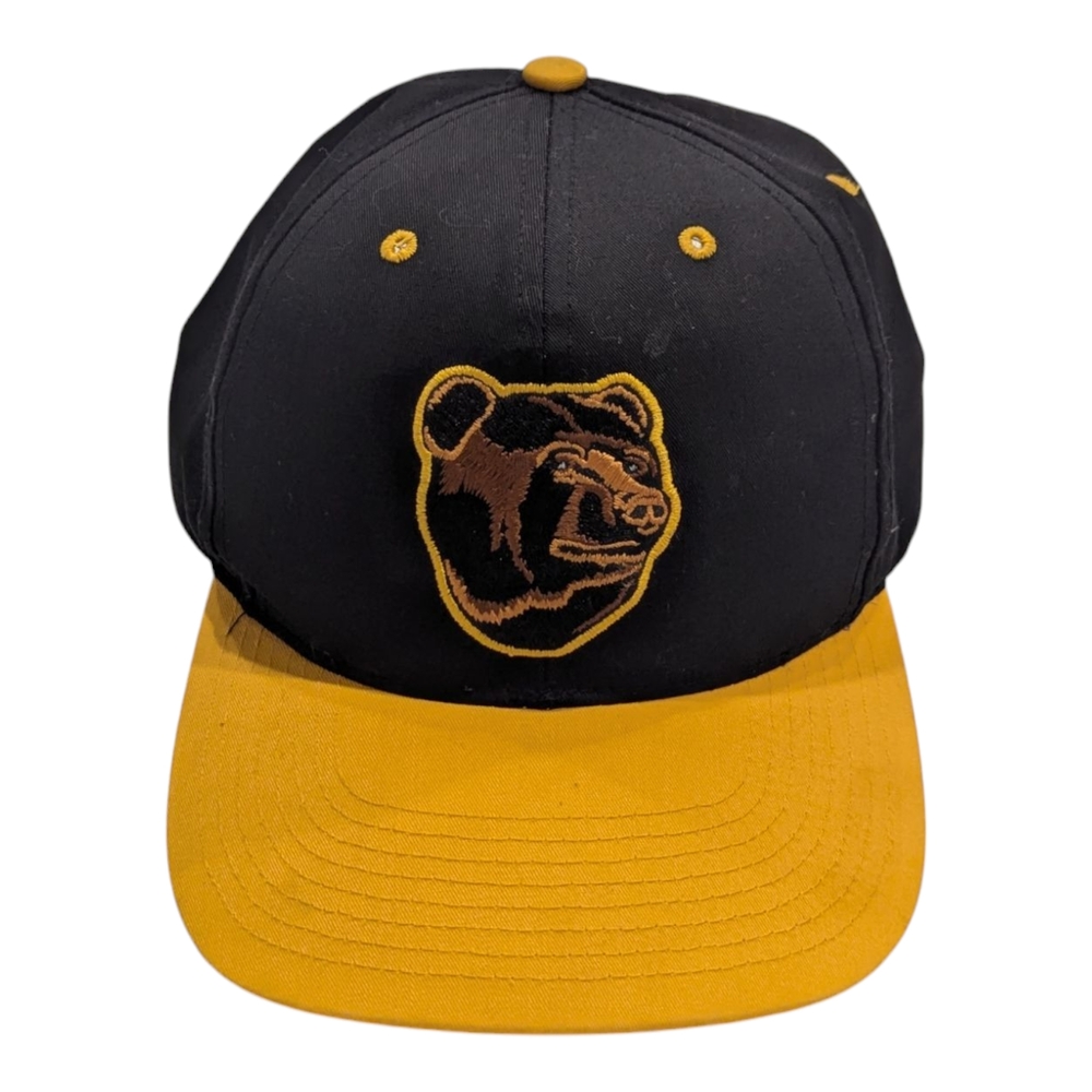 Black and Gold Bear Kids Cap